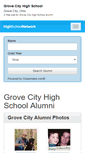 Mobile Screenshot of grovecityhighschool.org