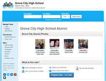 Tablet Screenshot of grovecityhighschool.org